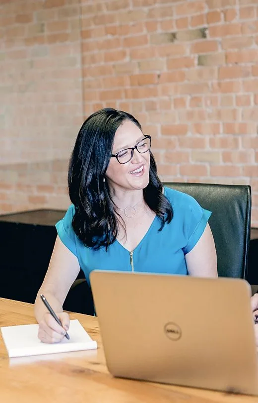 A licensed agent reviewing a plan with a client